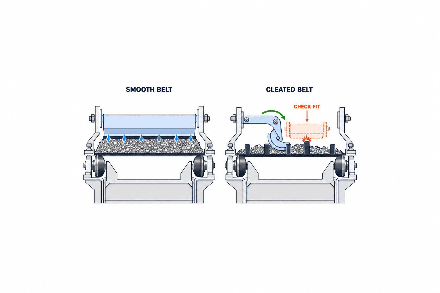 Chọn bộ làm sạch băng tải: thông số và FAT/SAT - figure 2