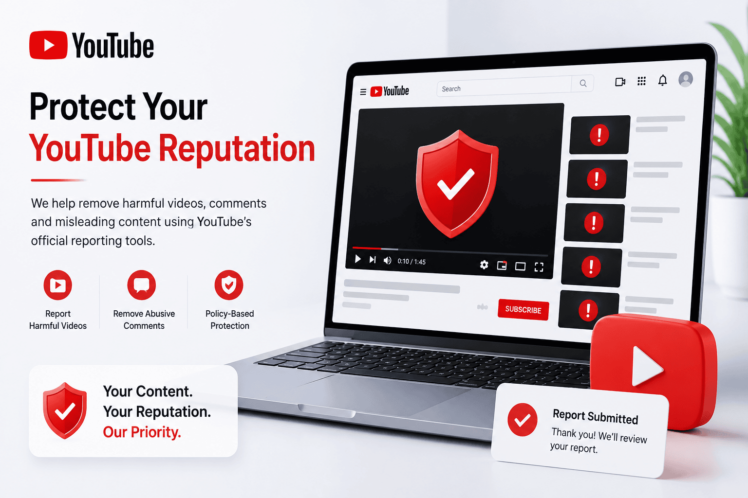 YouTube Reputation Management – United Press UK