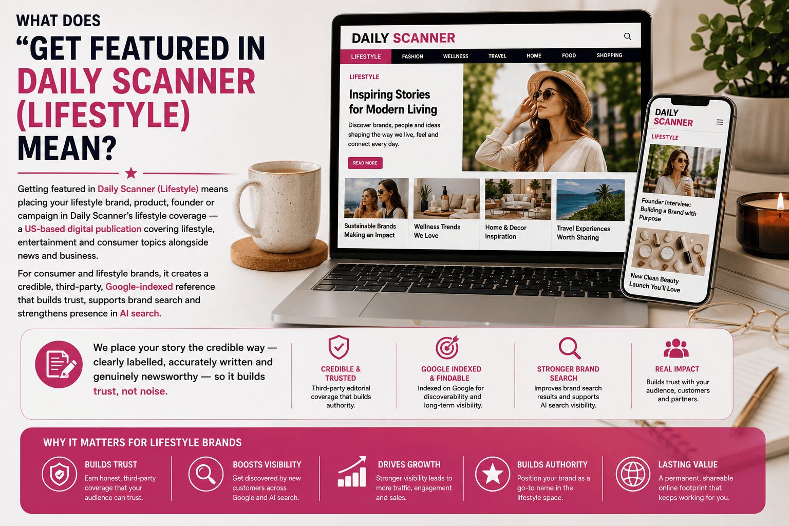 Get Featured in Daily Scanner – Lifestyle | UnitedPress 9 What does get featured in Daily Scanner Lifestyle mean — infographic