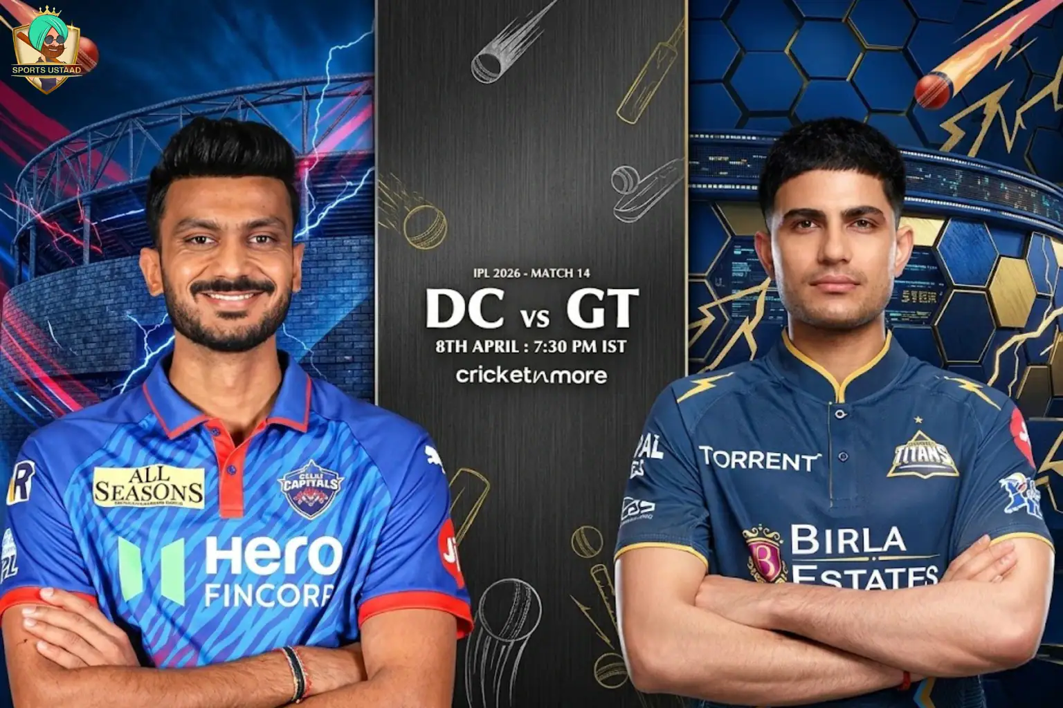 DC vs GT