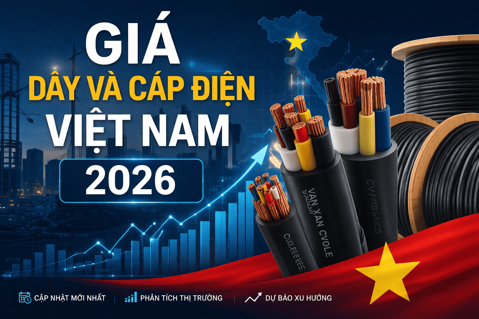 giá dây và cáp điện Việt Nam 2026
