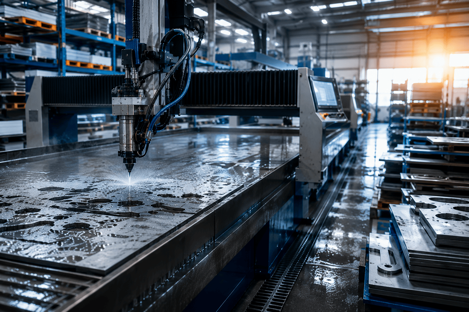 Wasserstrahlschneiden | Vasic Metall-Tech
