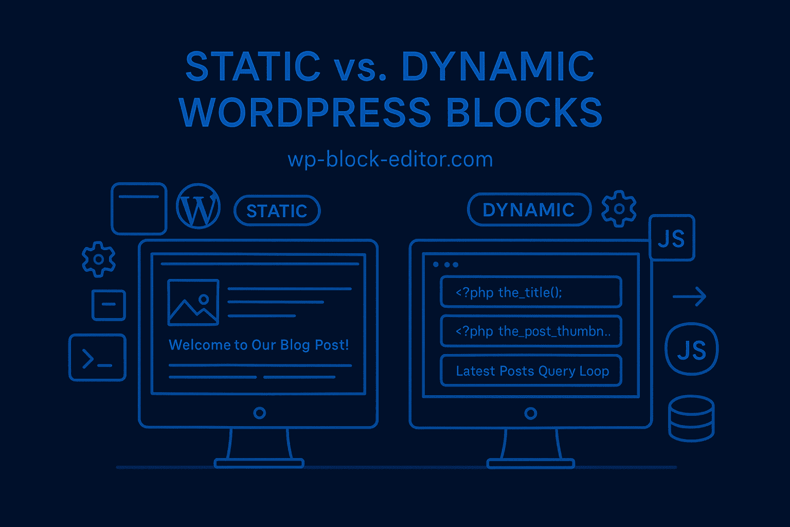 Static vs Dynamic WordPress Blocks