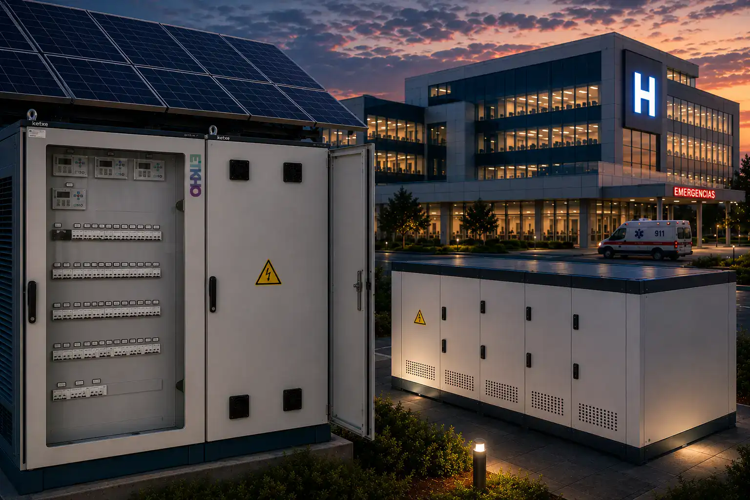 battery backup and resilient power systems in healthcare facilities