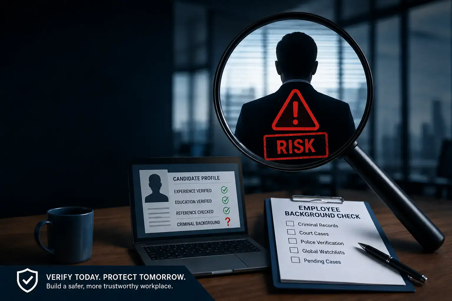 Criminal background verification for retail and logistics