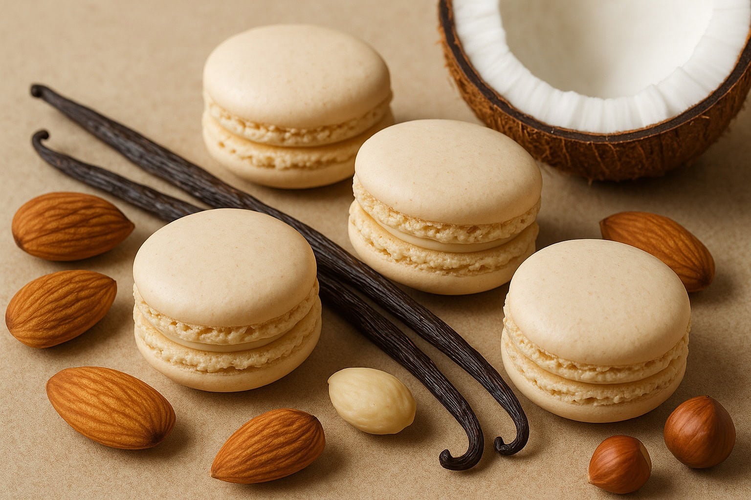 vanilla macaron delight