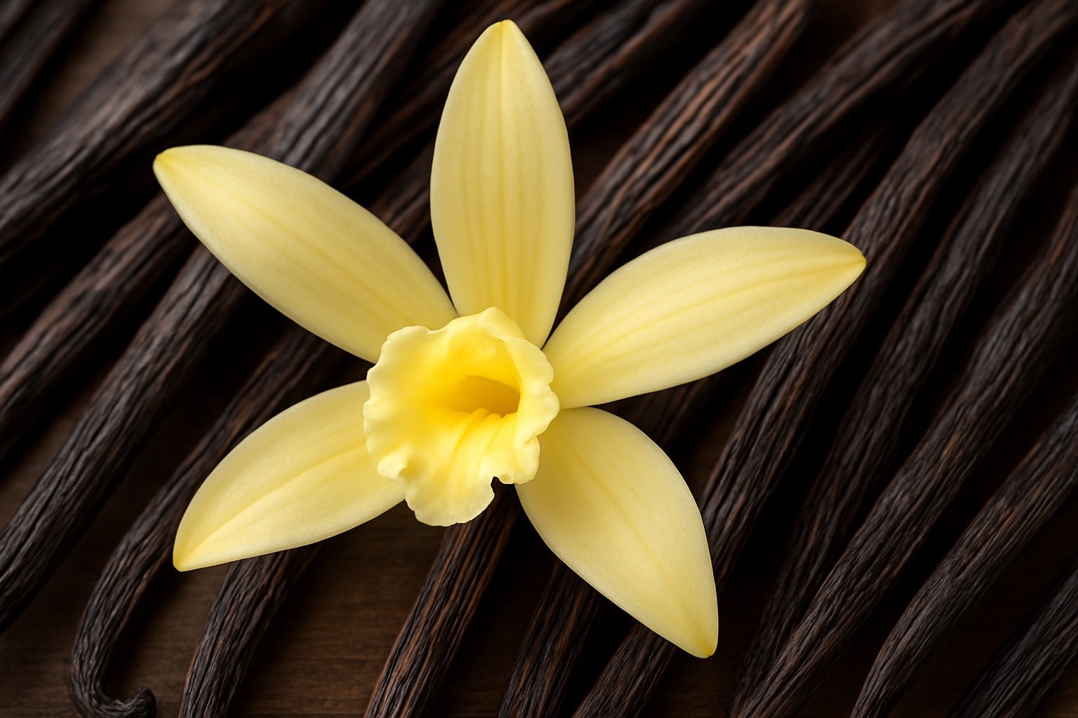 vanilla orchid and pods