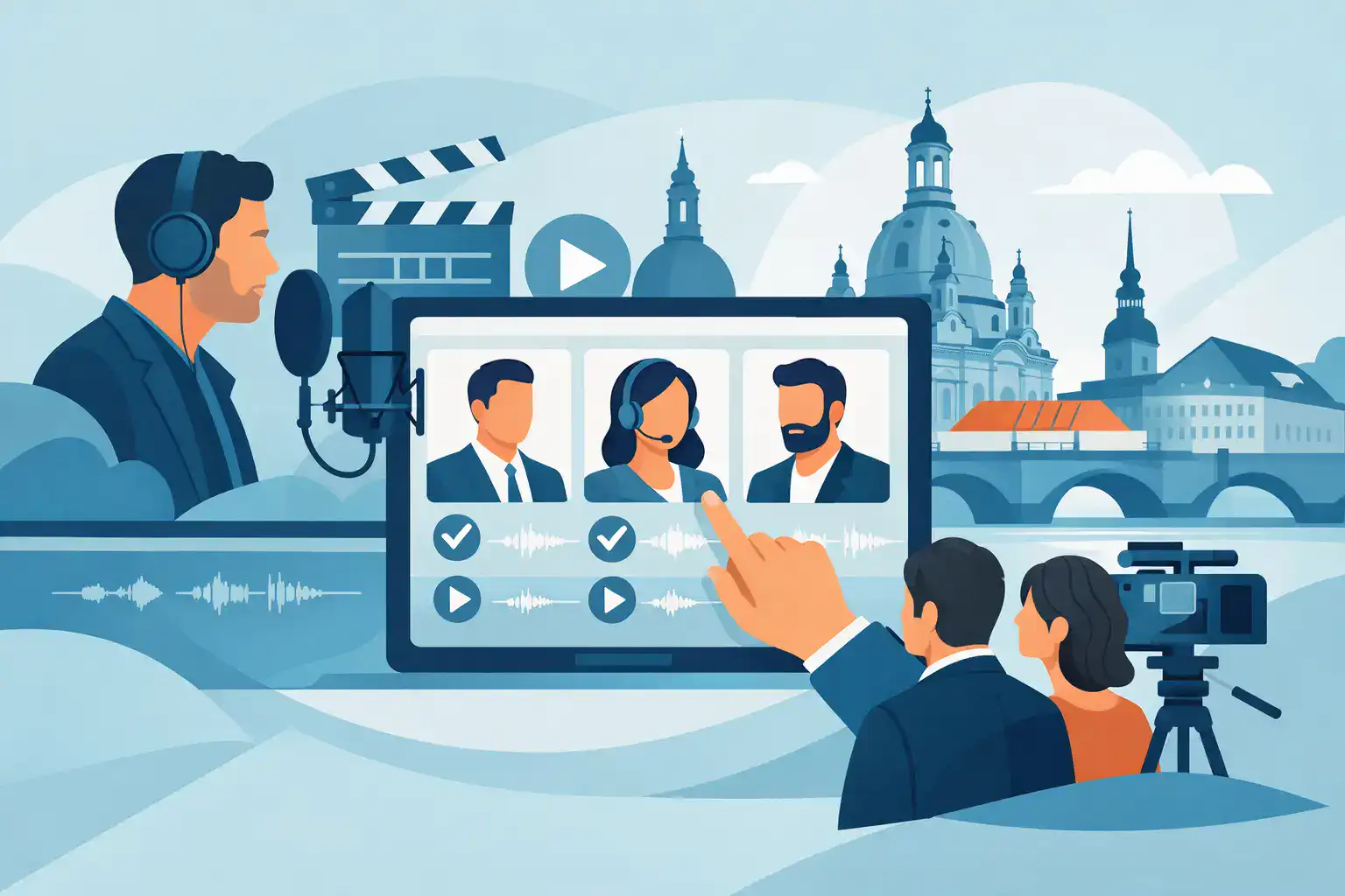 Sprecher für Imagefilm Dresden richtig wählen