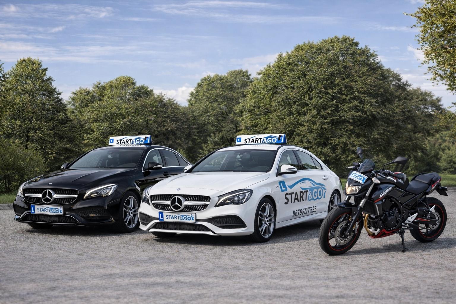 Verkeersschool Start & Go. Vanuit zwarte naar witte kijken