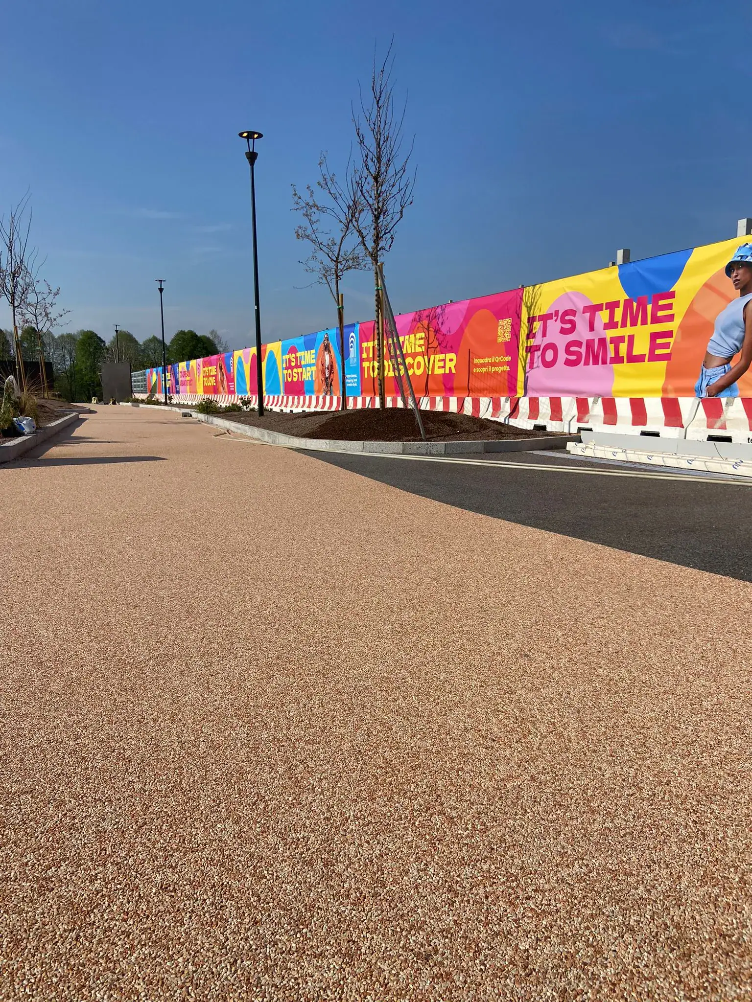 TO.Dream Prima Drain Stone -inizio-pista-ciclabile