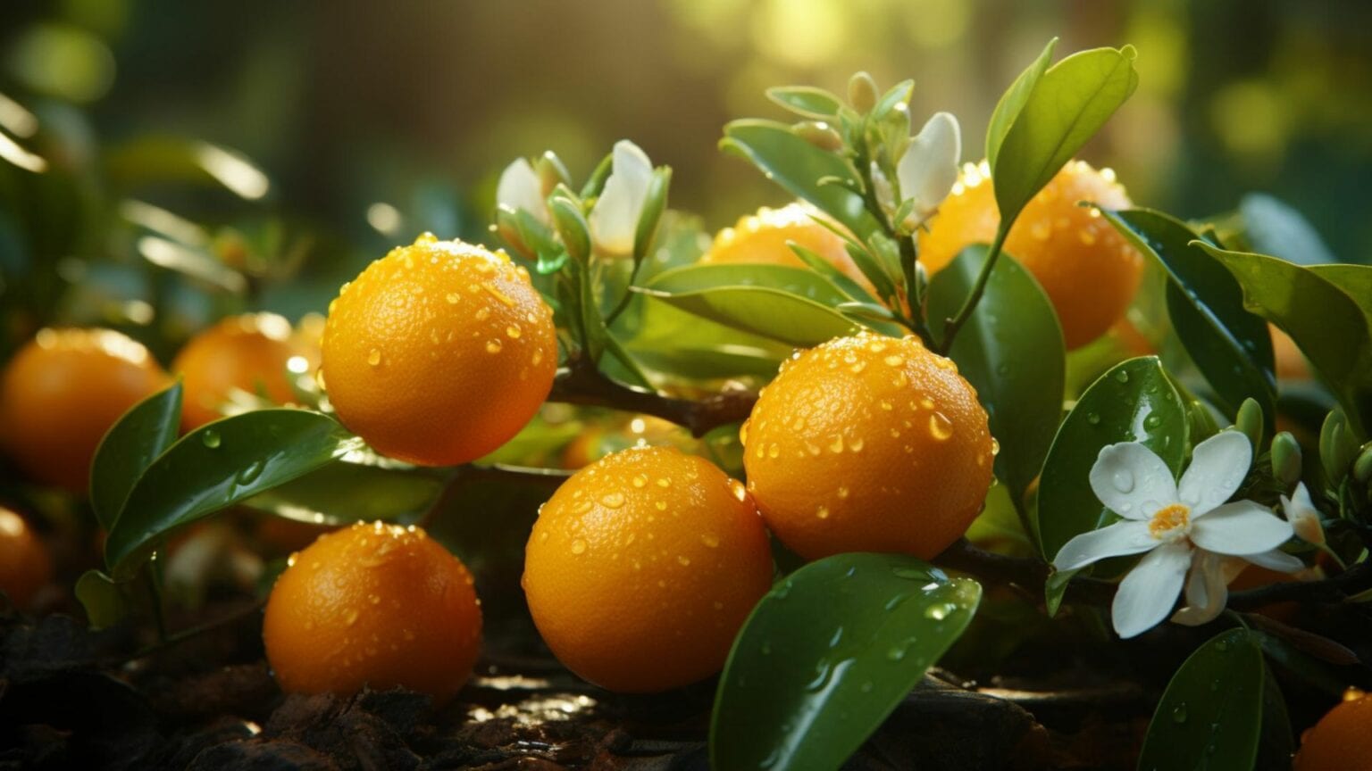 Kumquat Fruit & Flowers-Yarden Citrus Trees