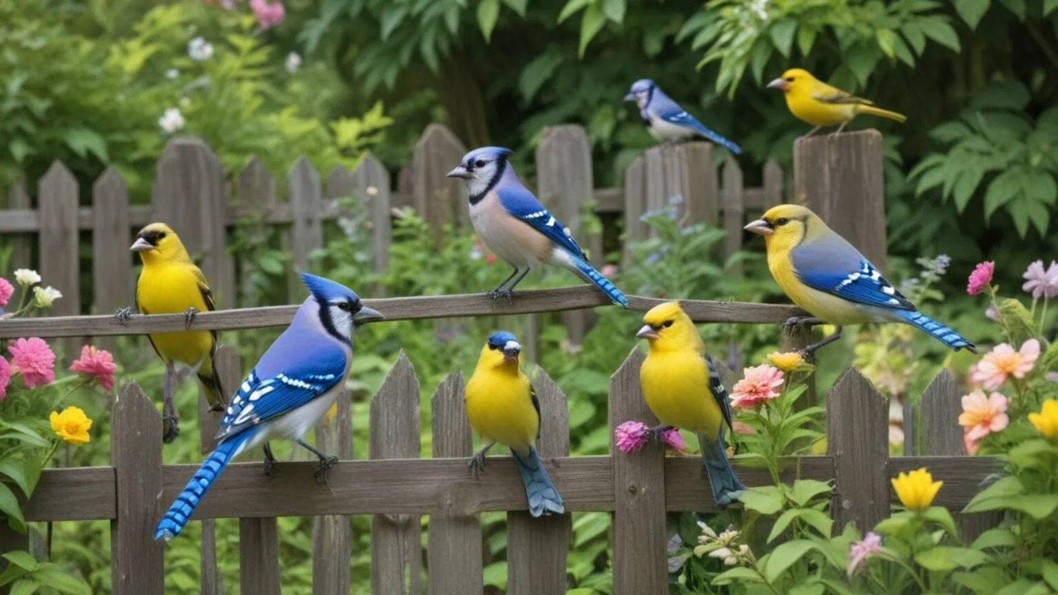 Flock Of Colorful Birds Do Birds Cause Damage-Animals