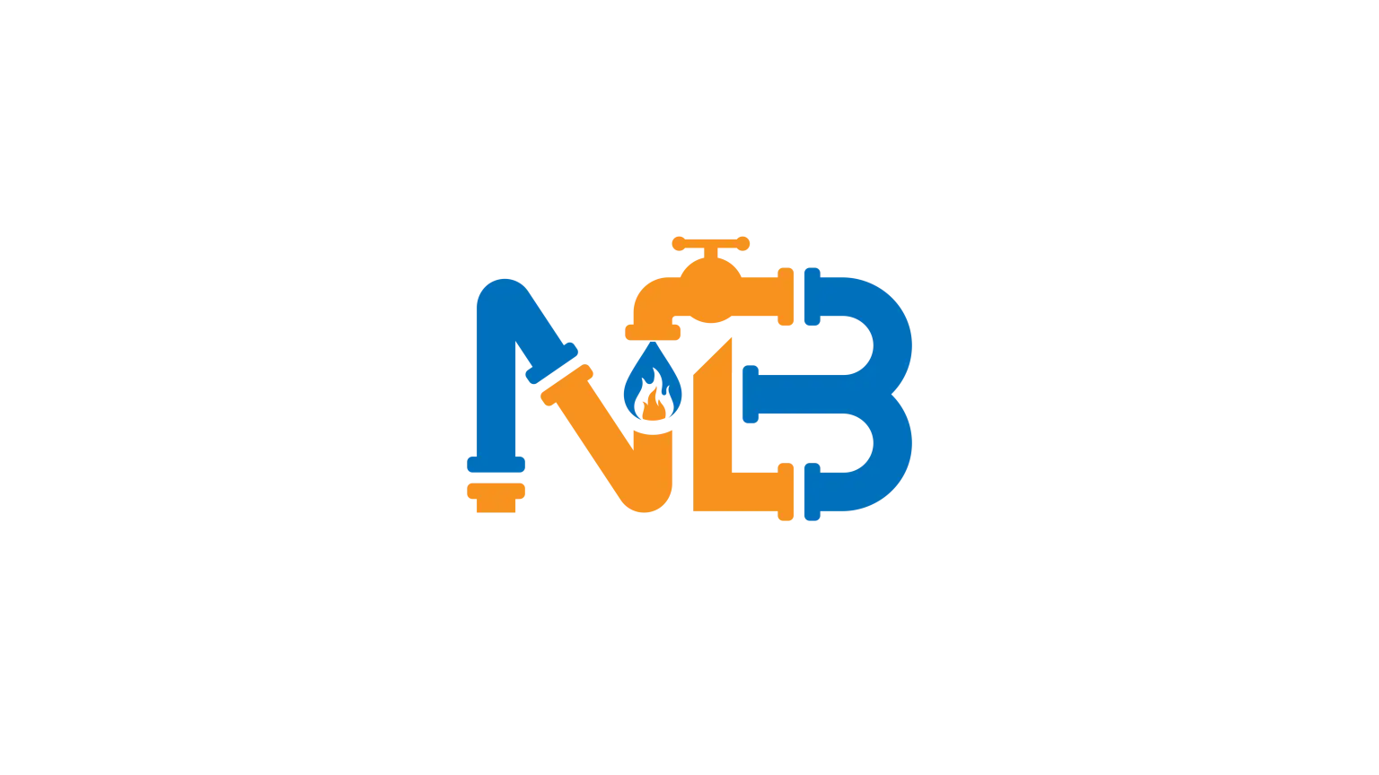 NB Gas and Plumbing Services Official Logo Glasgow