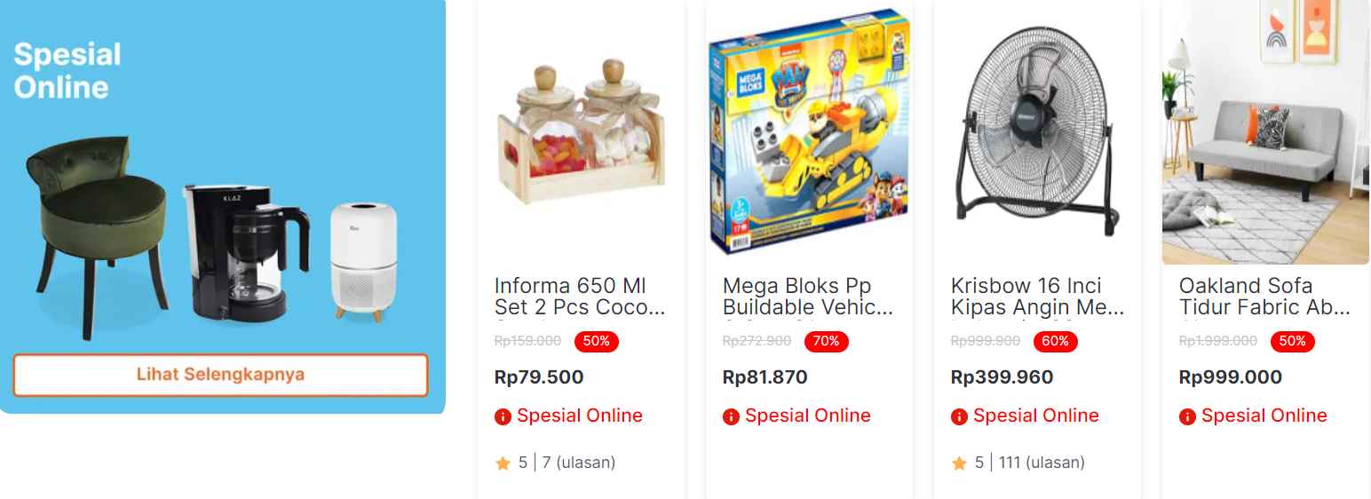 promo spesial online
