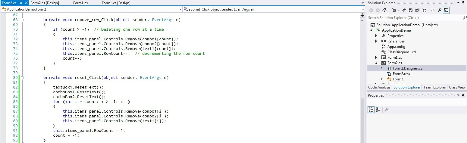adding and removing components dynamically in c# .net