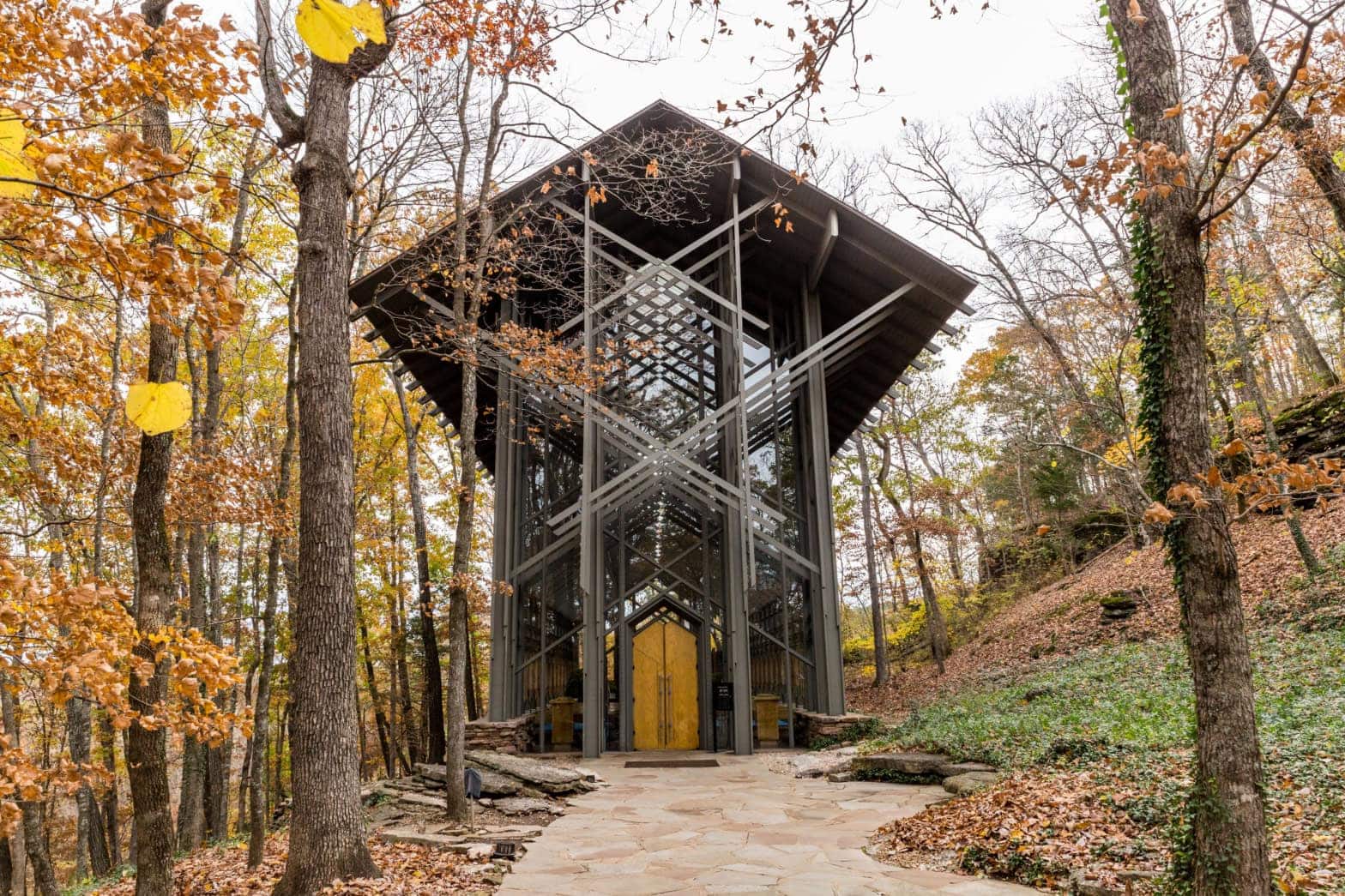 Fall in Eureka Springs Thorncrown Chapel