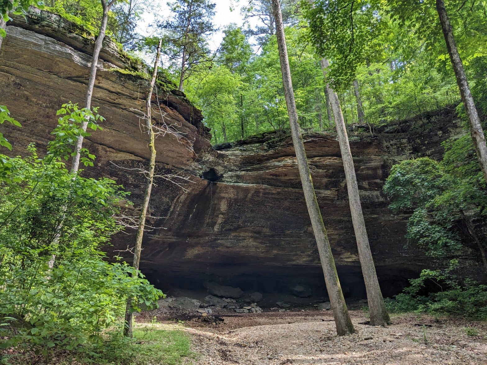 Tea Kettle Falls, an Ozark Mountain Hike near Eureka Springs., Arkansas.