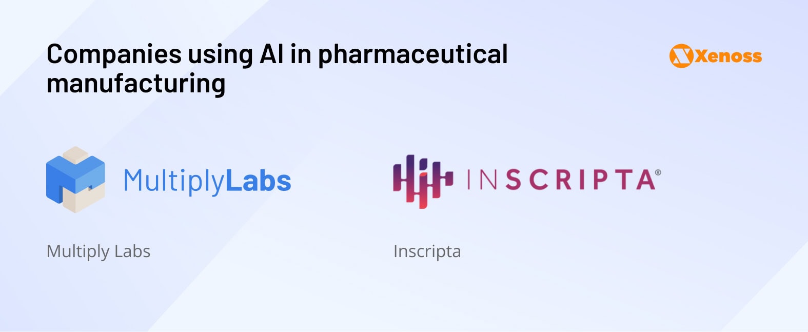 Companies using AI in pharmaceutical manufacturing Companies using AI in pharmaceutical manufacturing