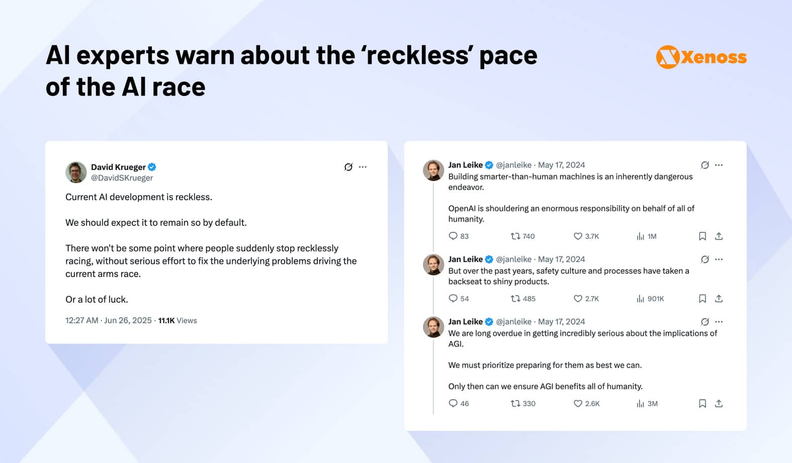 AI experts warn about the ‘reckless’ pace of the AI race AI experts warn about the ‘reckless’ pace of the AI race