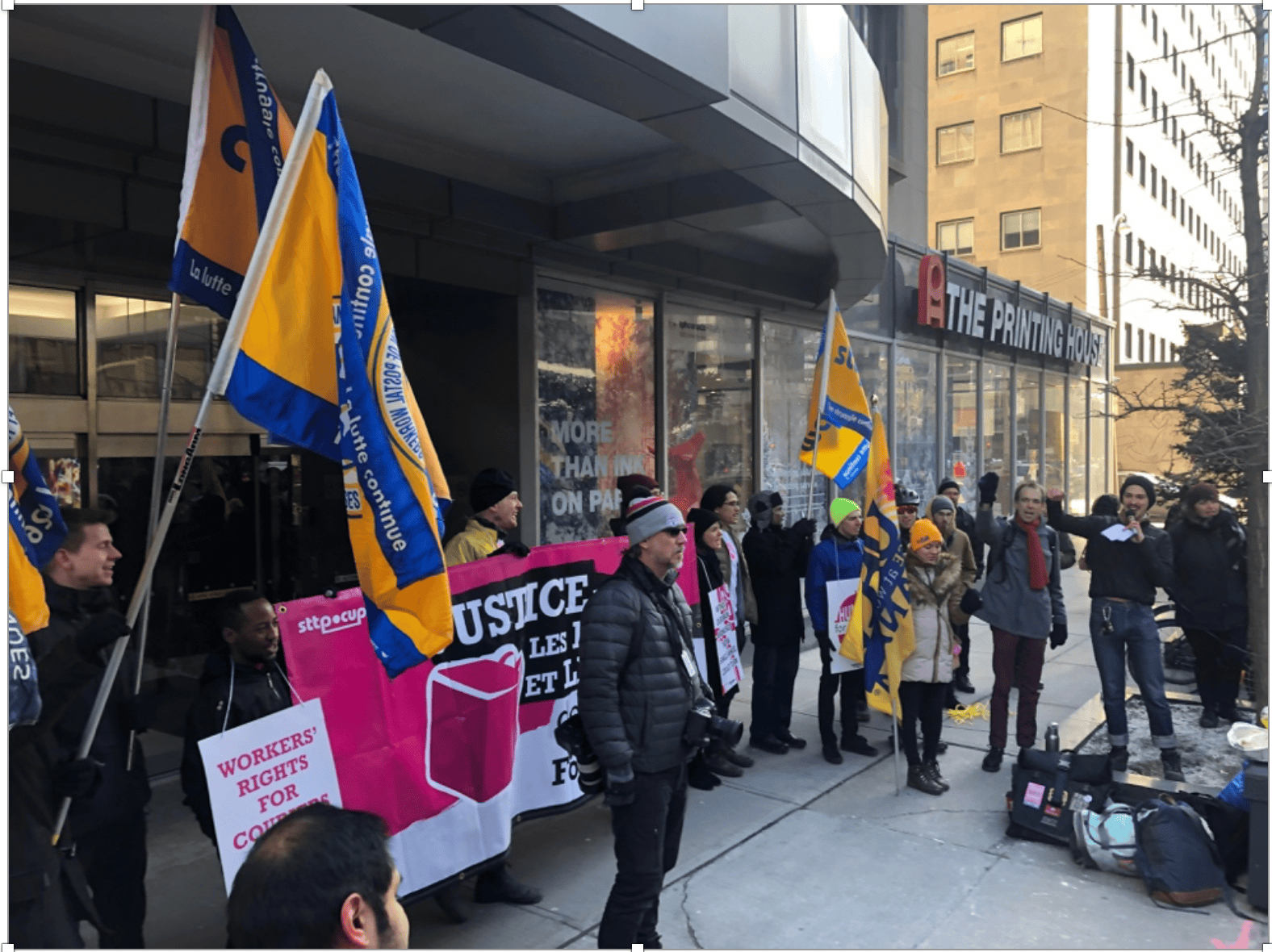 Foodora workers rally before final decision to unionize
