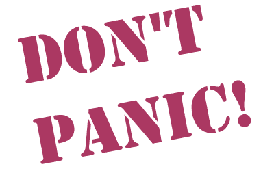 don't panic in your presentation