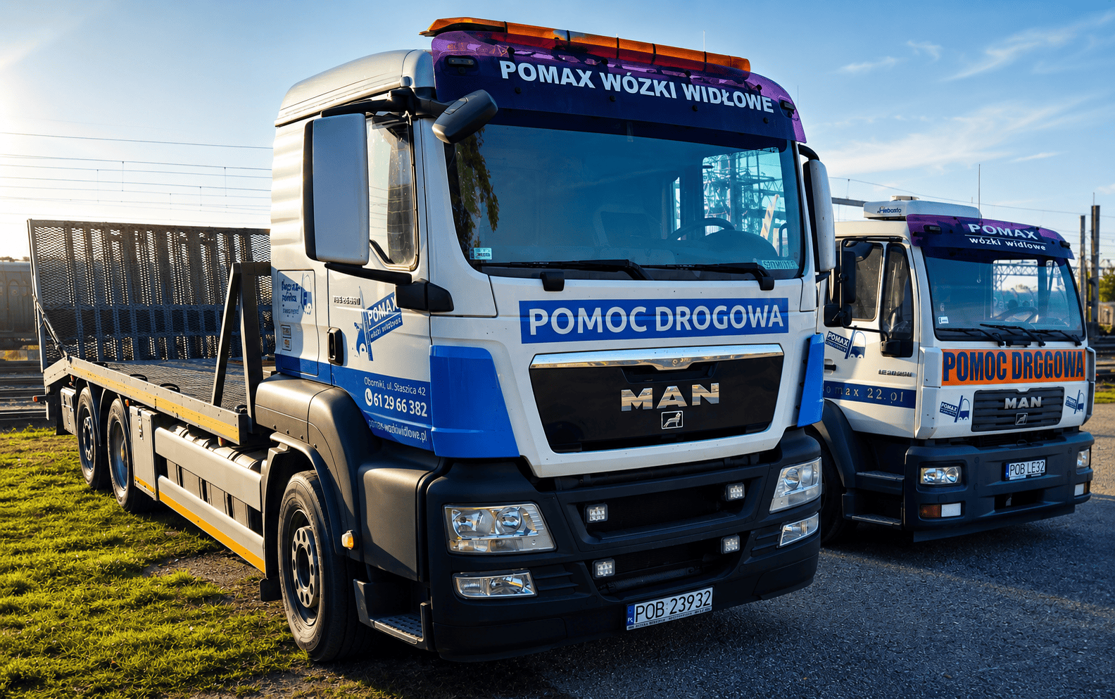 Mobilny serwis i transport wózków widłowych POMAX