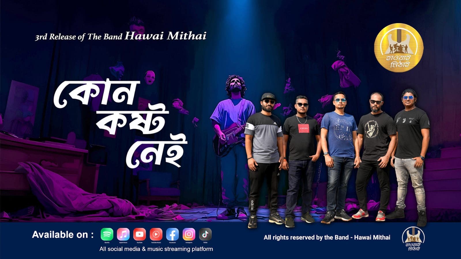 ব্যান্ডদল ‘হাওয়াই মিঠাই’ এর নতুন গান ‘কোন কষ্ট নেই :