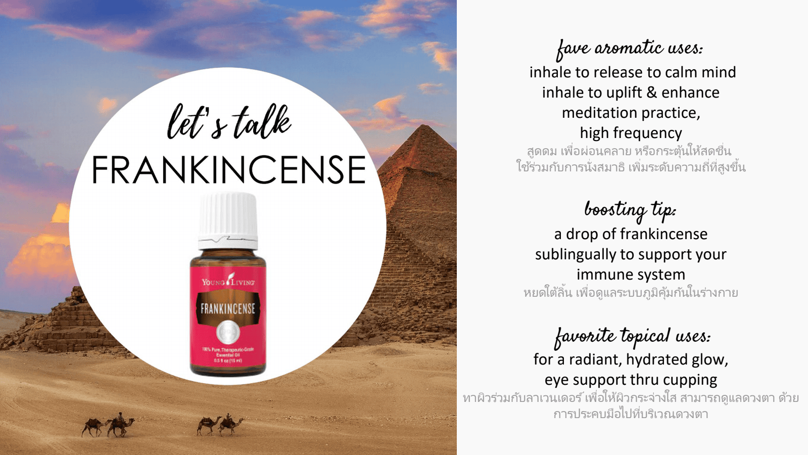 น้ำมันหอมระเหย frankincense