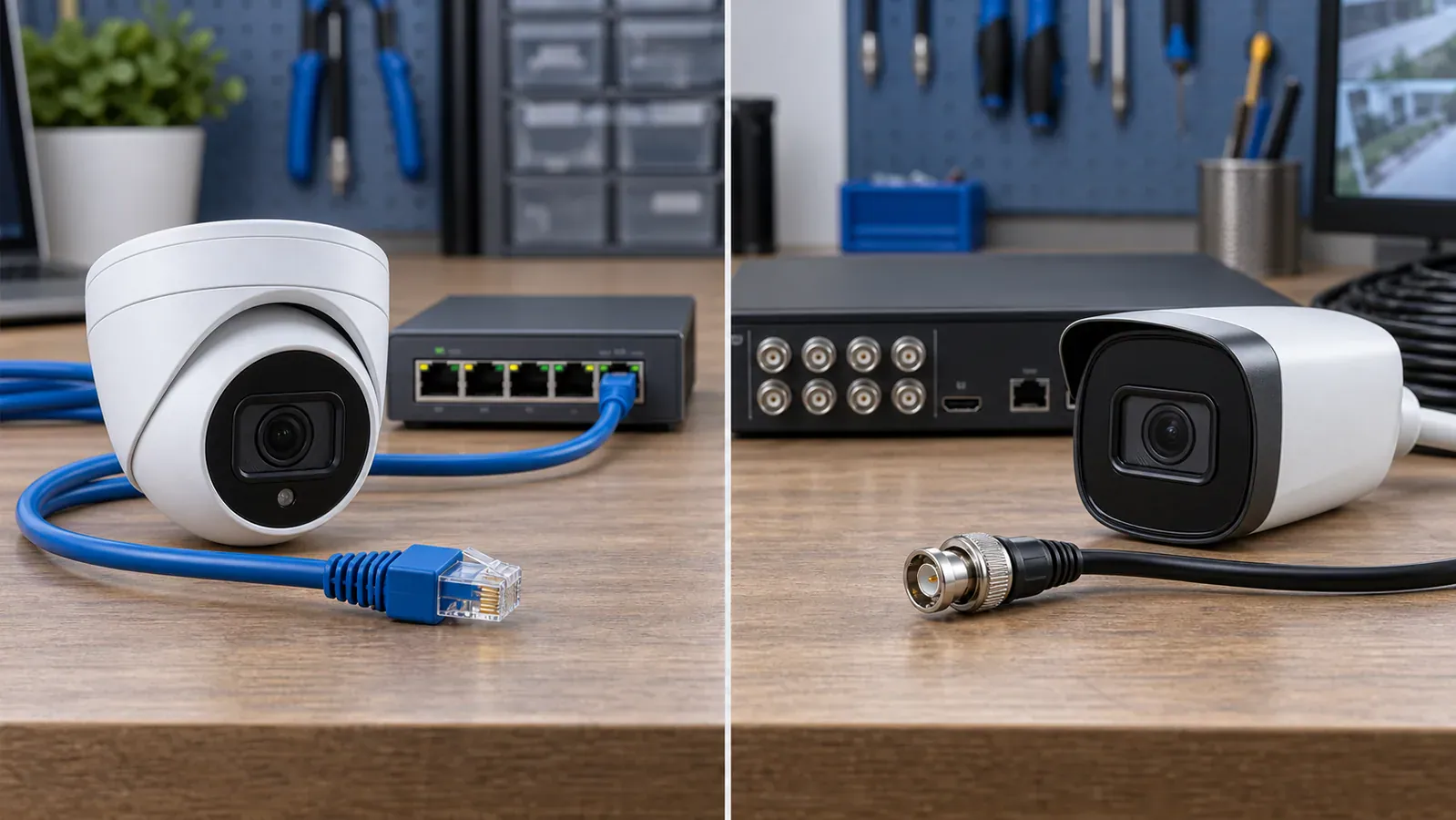 IP kamera ile analog HD kamera sisteminin karşılaştırması