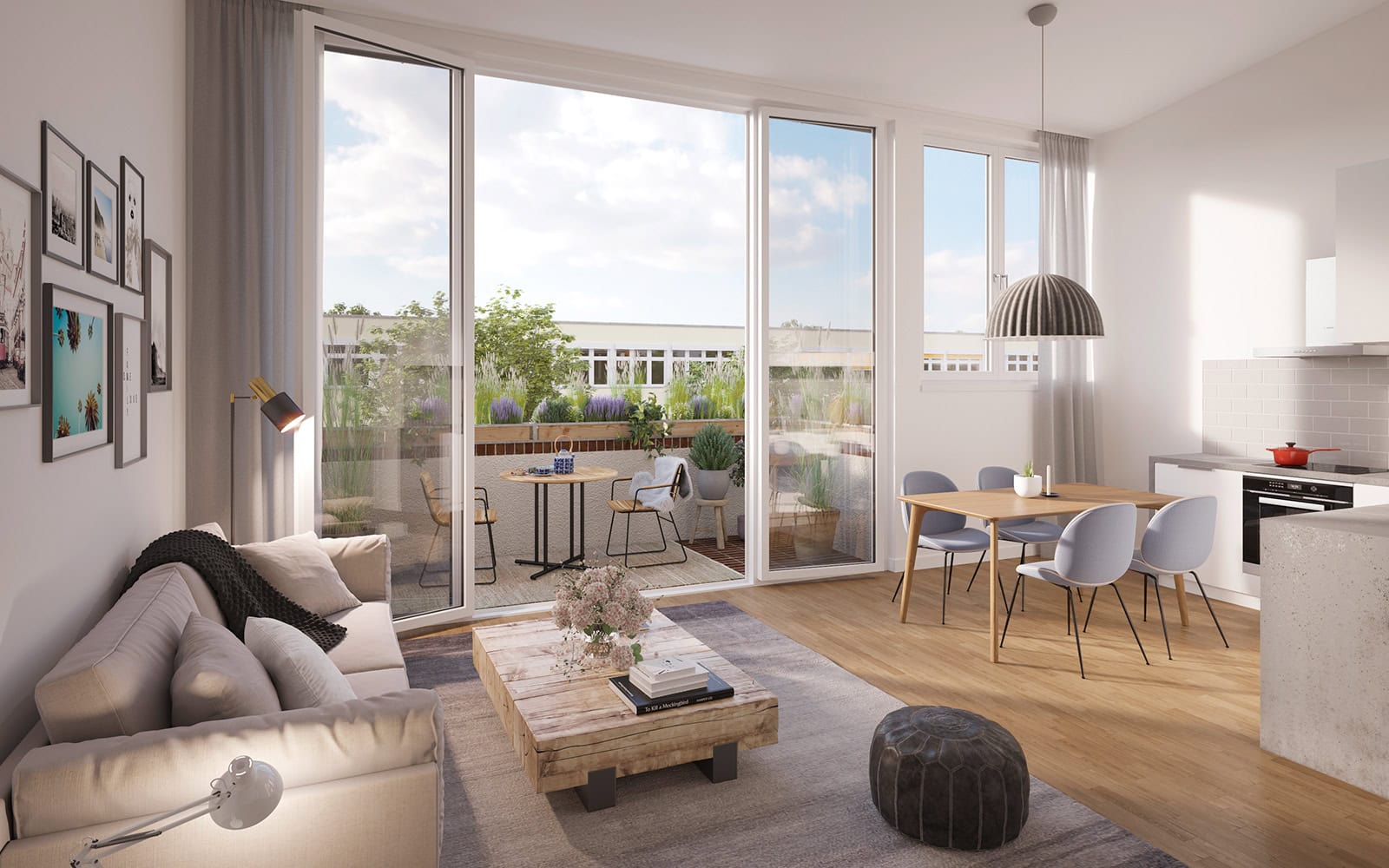 Visualisierung Neubauprojekt Neue Mittelheide