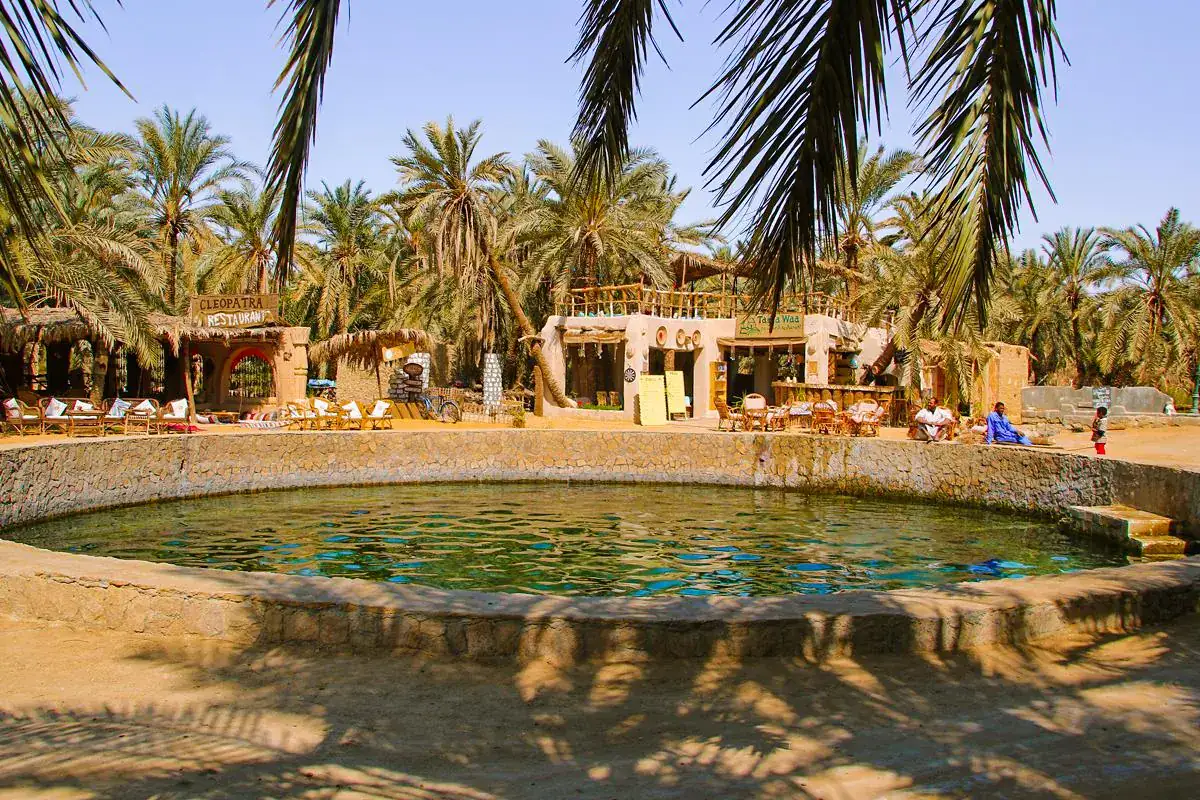 Cleopatra Spring in Siwa Oasis Egypt