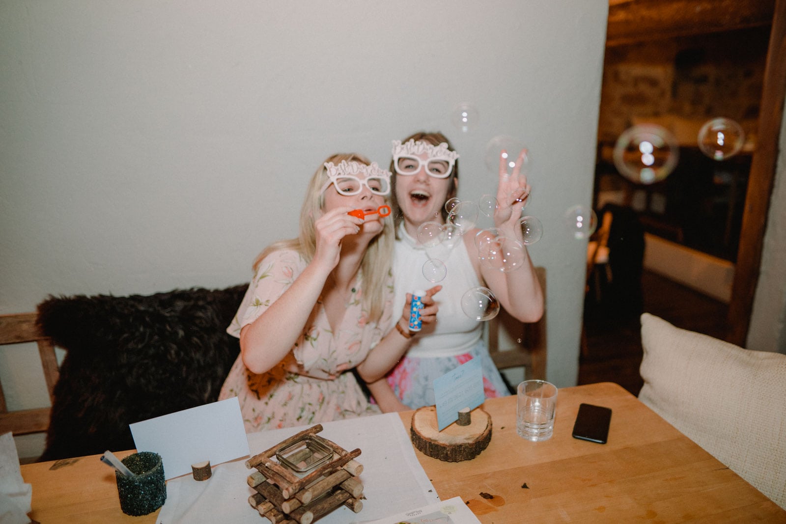 Lustiges Hochzeitsfoto