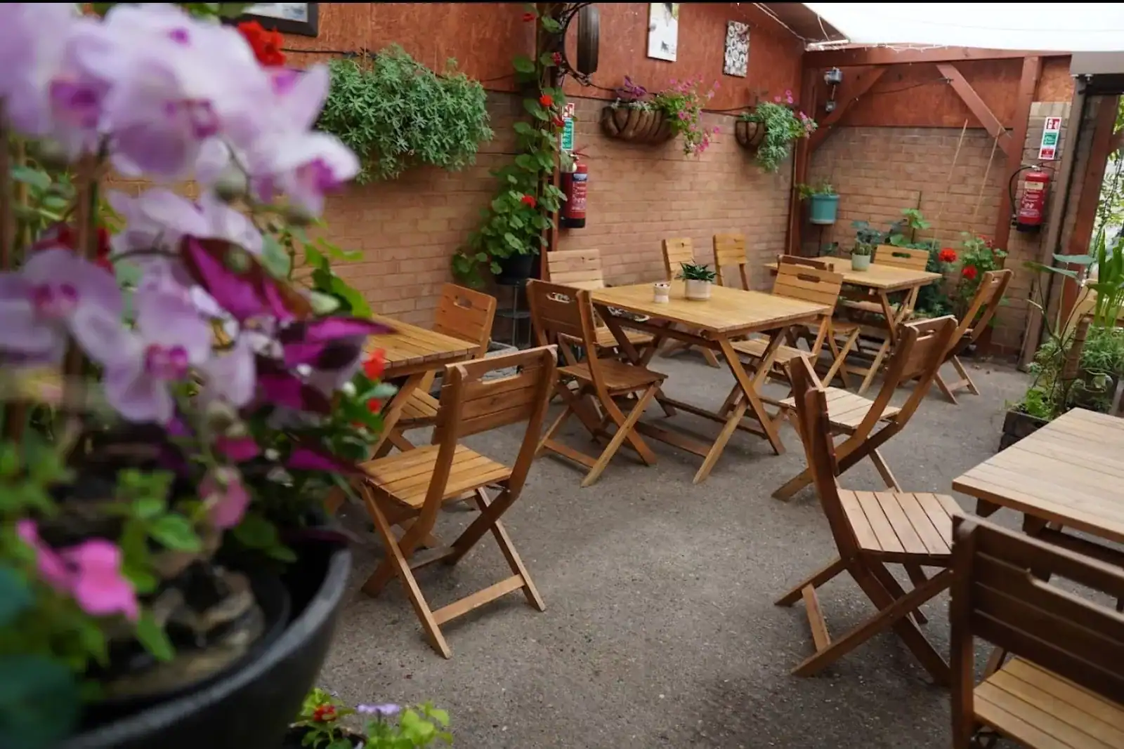 Prestige Patisserie Tottenham bakery garden — North London