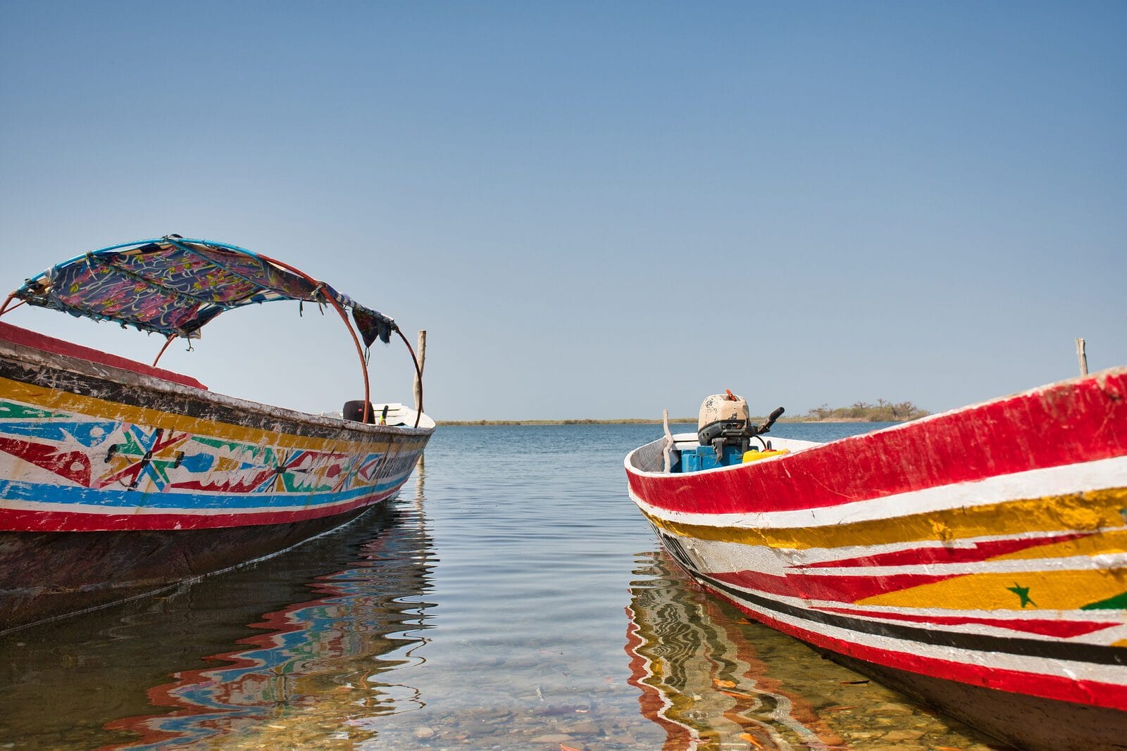 Pirogues ndangane sine saloum, Sénégal