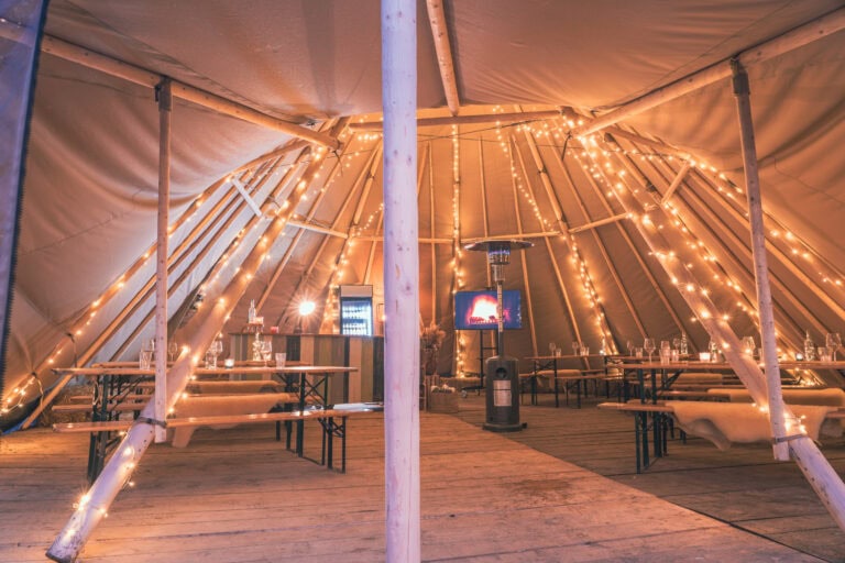Tipi vol lichtjes