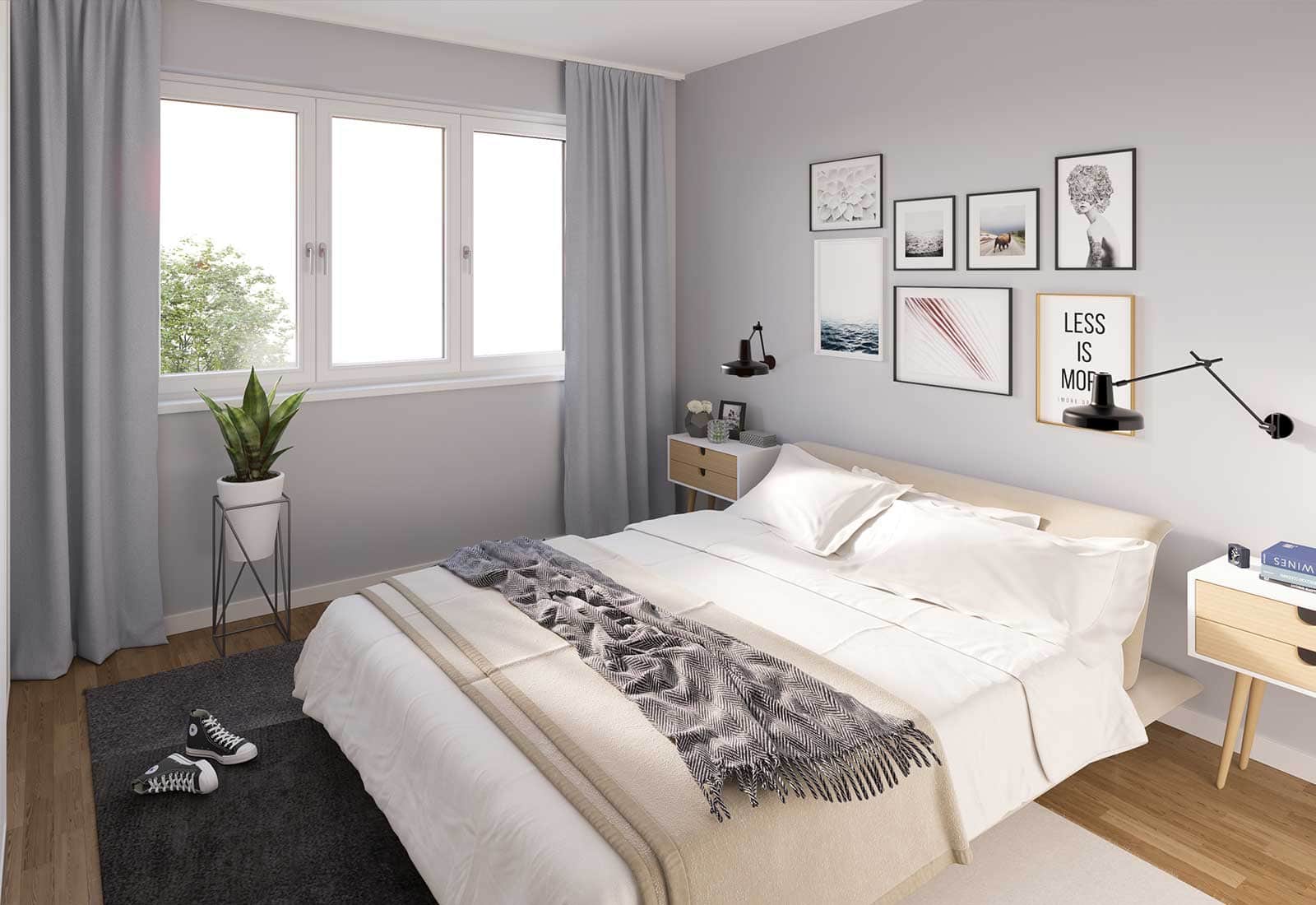 Neubauprojekt Neue Mittelheide Innenvisualisierung