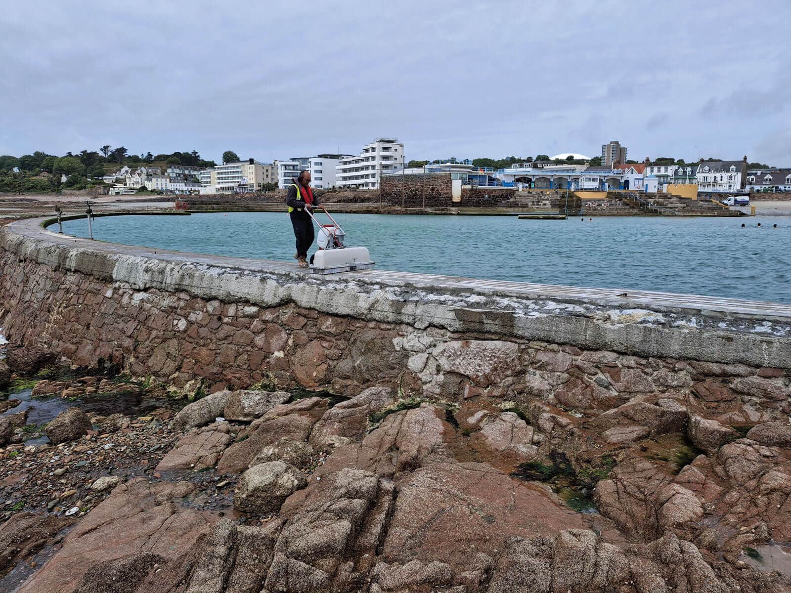 Havre des Pas protecting concrete exposed to marine conditions