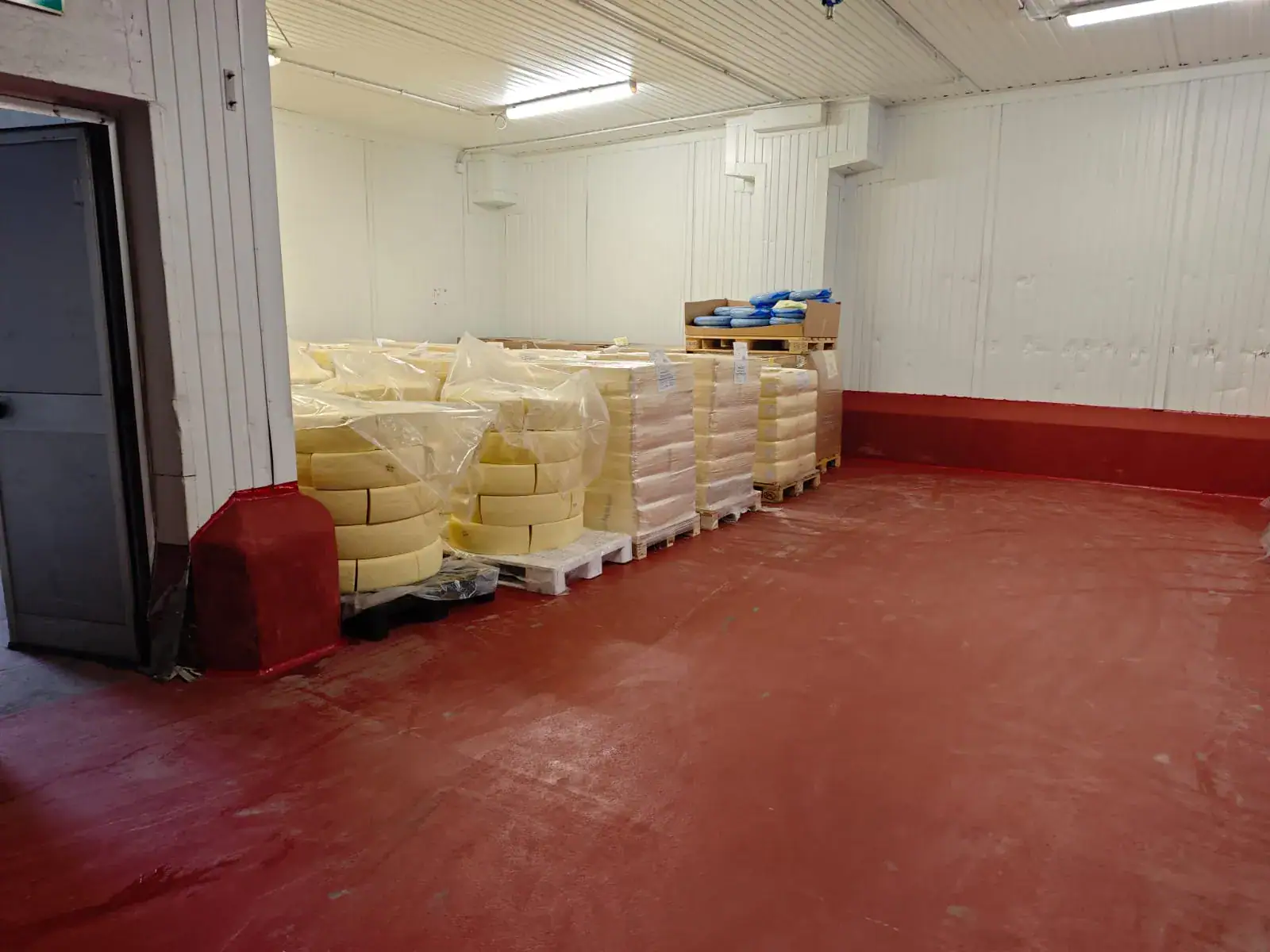 Pavimenti e muretti in poliuretano cemento celle frigorifere conformità HACCP industria alimentare