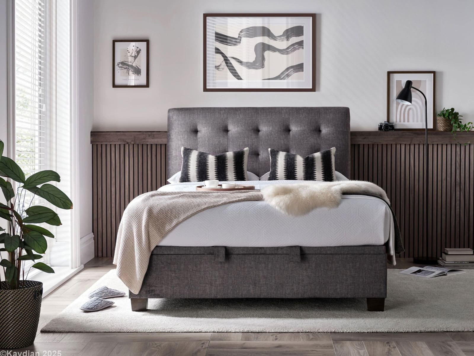 Kaydian Ashbrooke Ottoman 12