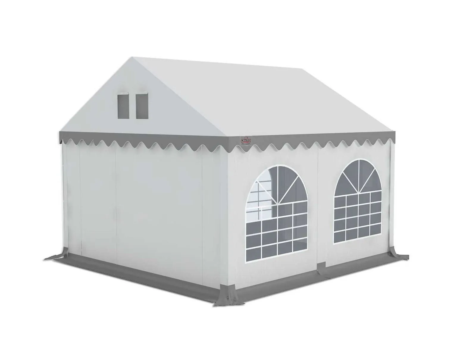 4x4 partytent met witte achtergrond