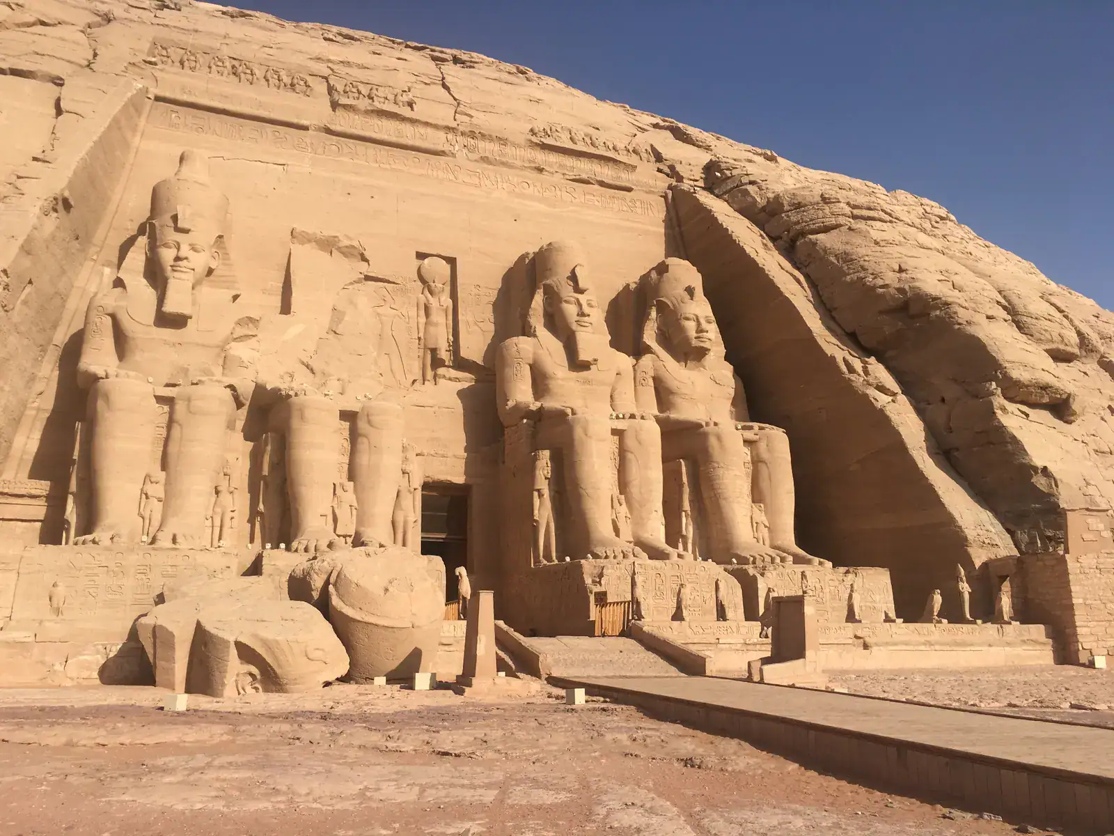 Abu Simbel temples on a private Egypt tour