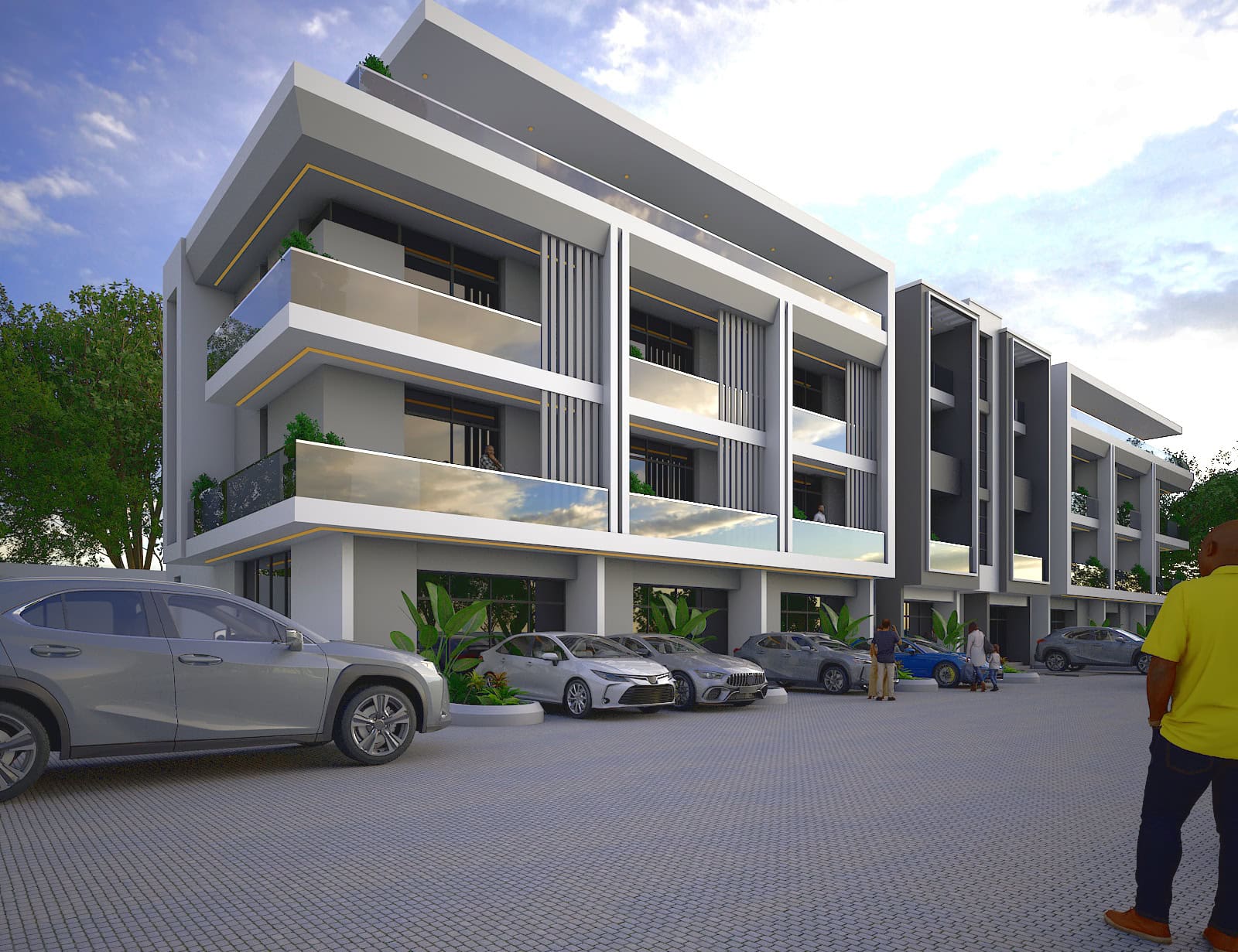 3D image of Faiceck Court, Ikoyi Townhouses