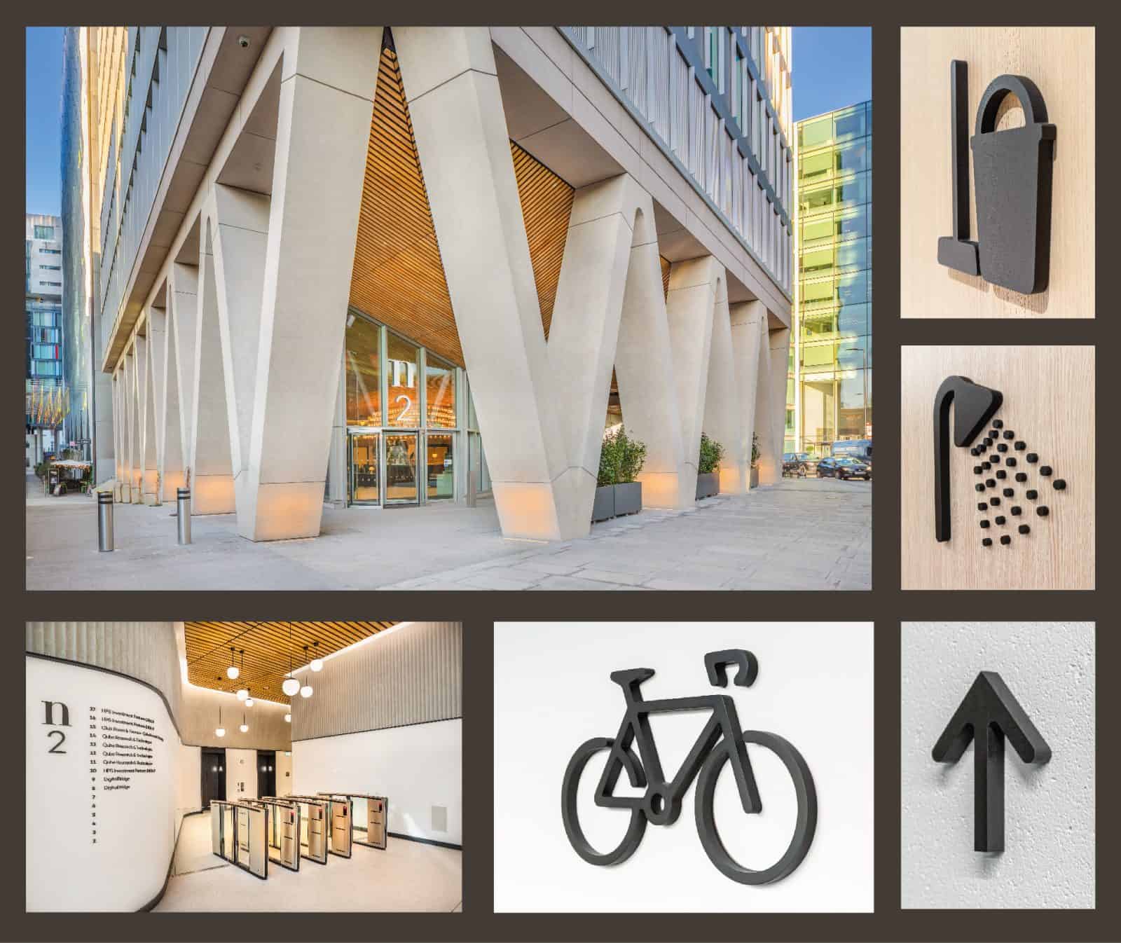 Sustainable office wayfinding design