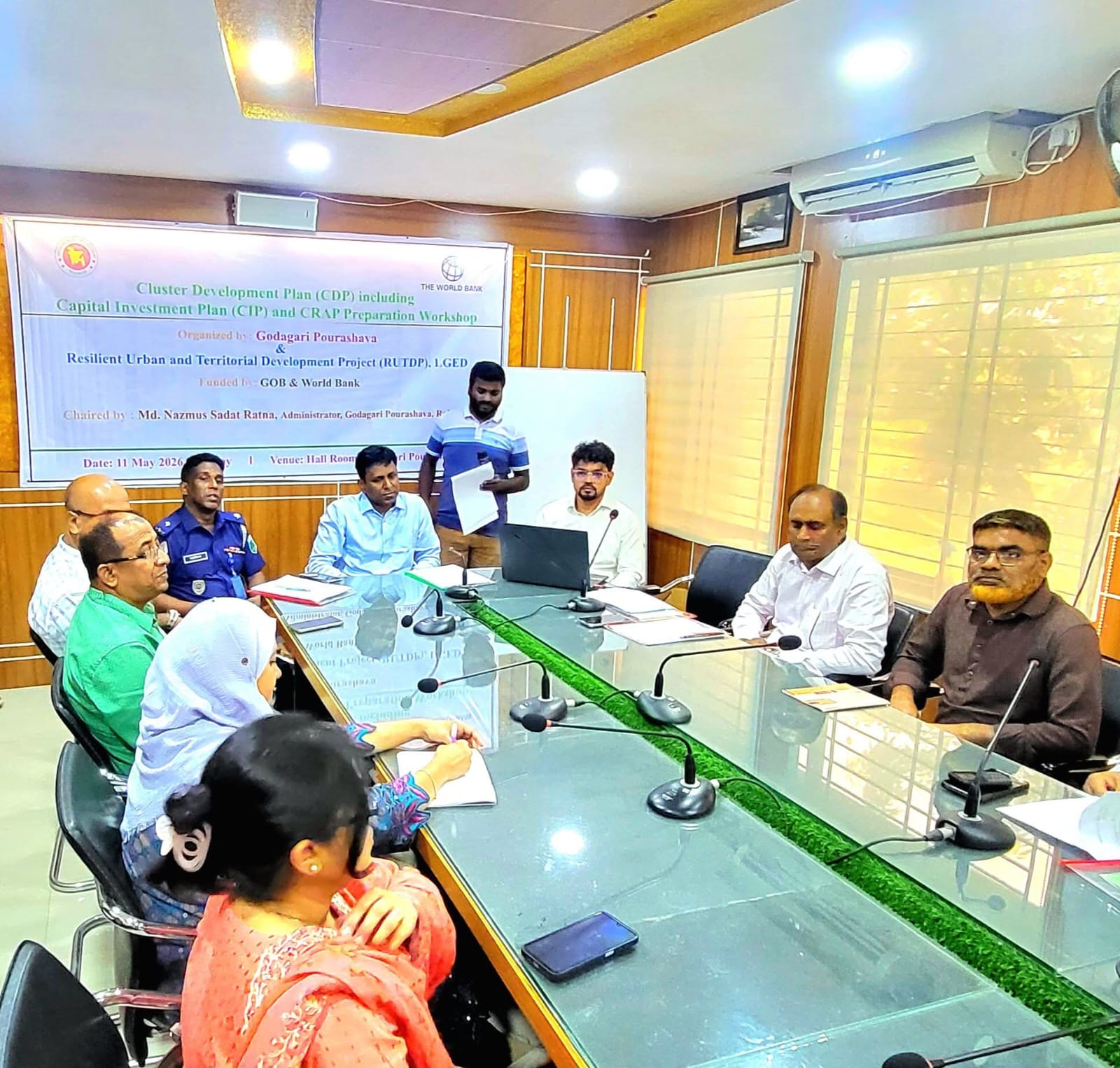 গোদাগাড়ীতে বিশ্বব্যাংকের সহায়তায় ‘রিজিলিয়েন্ট আরবান’ প্রকল্পের কর্মশালা অনুষ্ঠিত