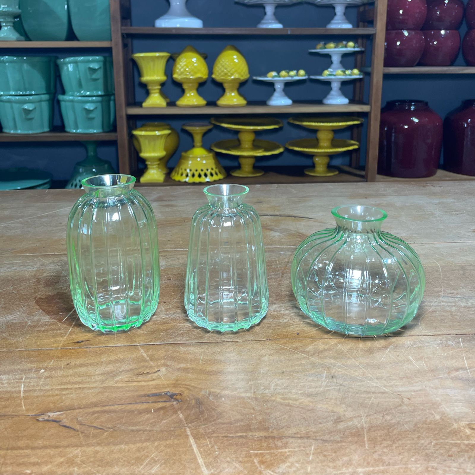MINI VASO LAPIDADO VERDE