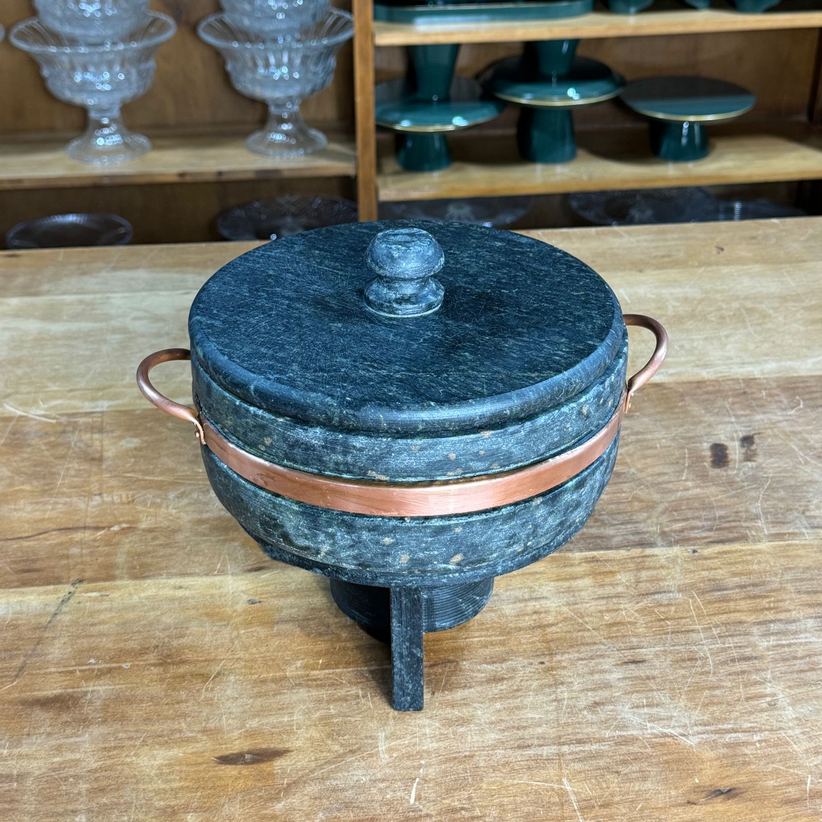 RECHAUD PANELA PEDRA SABÃO