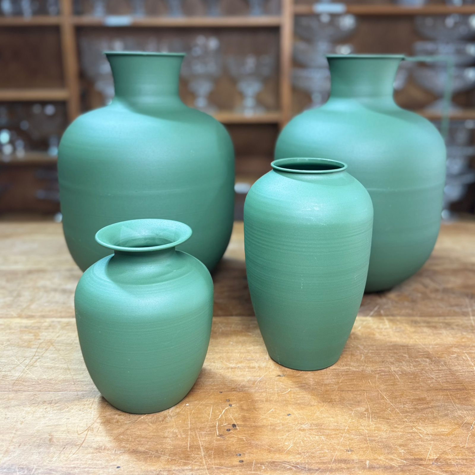 VASO  LATÃO VERDE