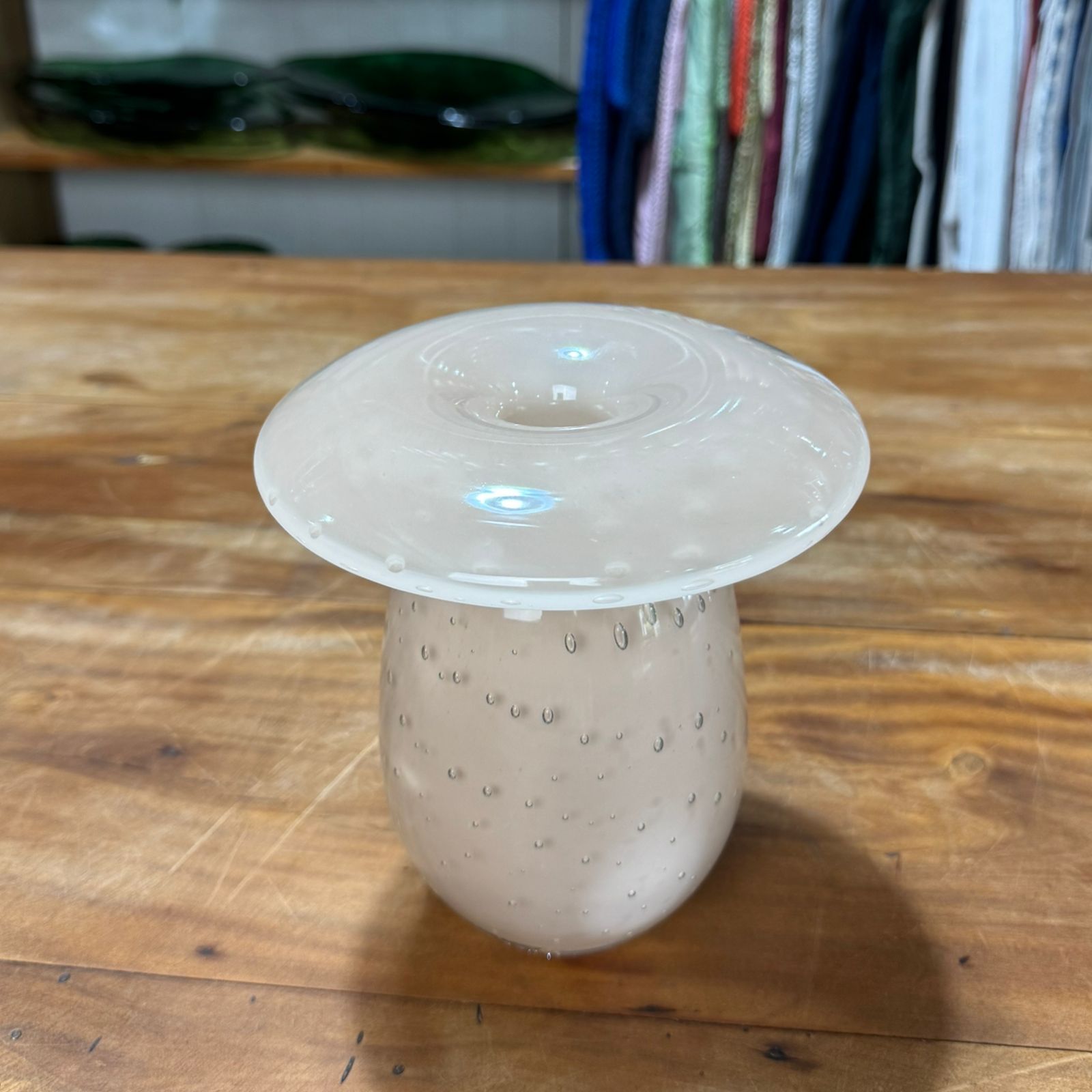 VASO  COGUMELO MURANO CHAMPANHE M