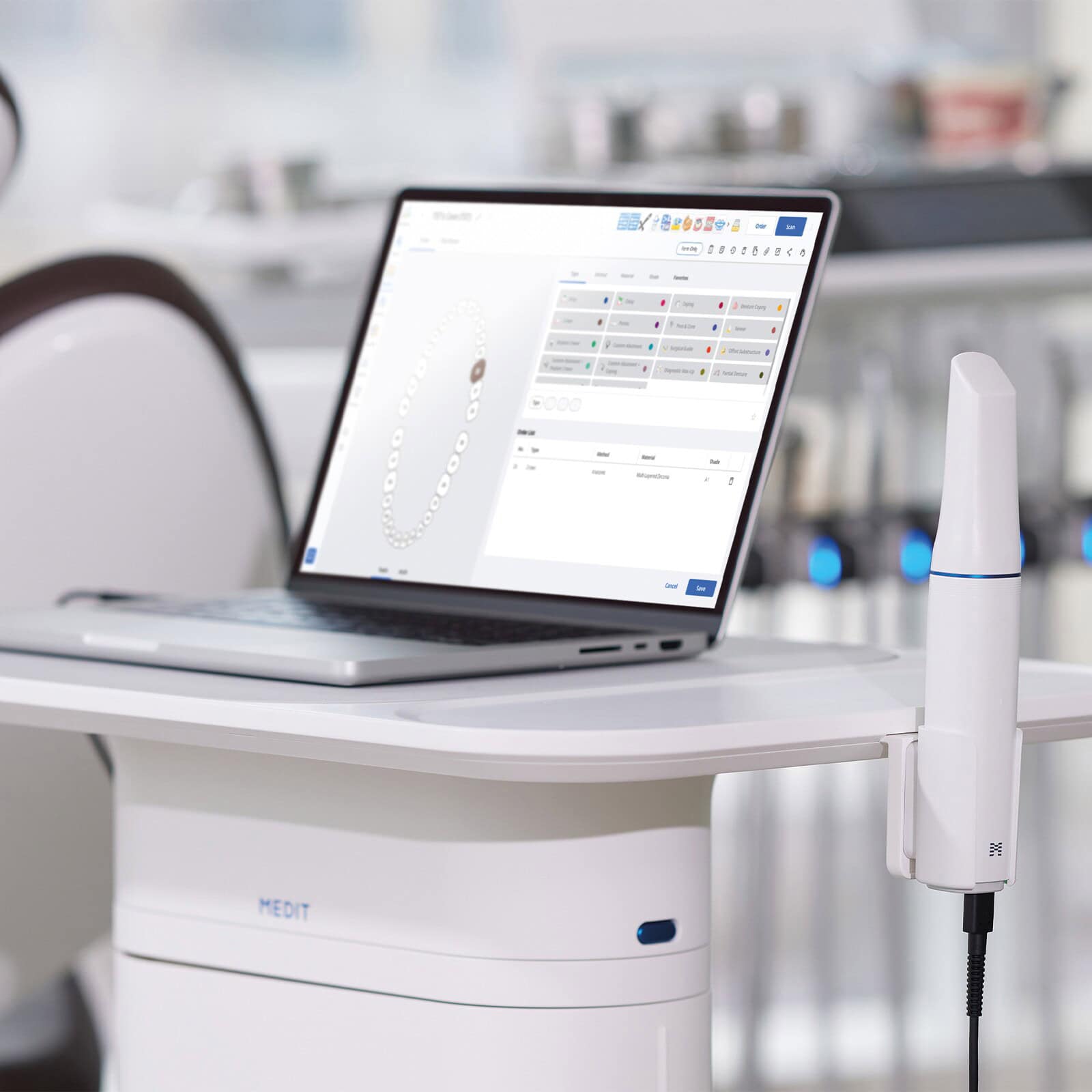 Medit i900 et son chariot