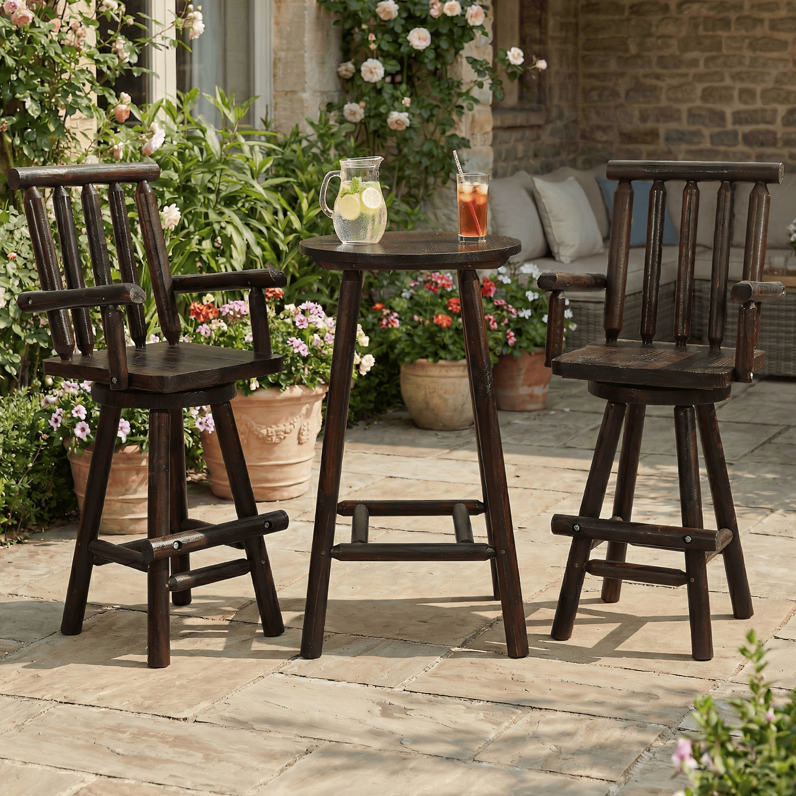 homediary-solid-wood-swivel-adirondack-bar-chairs-set-of-2-outdoor-bar-height-barstools-chairs-set-with-high-back-and-footrest-29-9-high-top-chair-for-deck-pub-500-lbs-capacity
